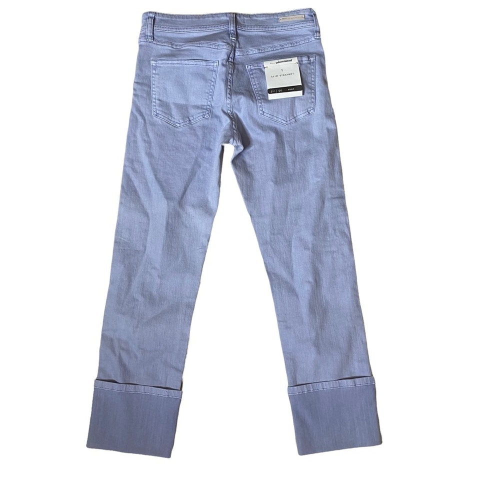NWT Pilcro and The Letterpress Slim Straight Ankle Jeans. Size 26 Anthropologie - Picture 6 of 12